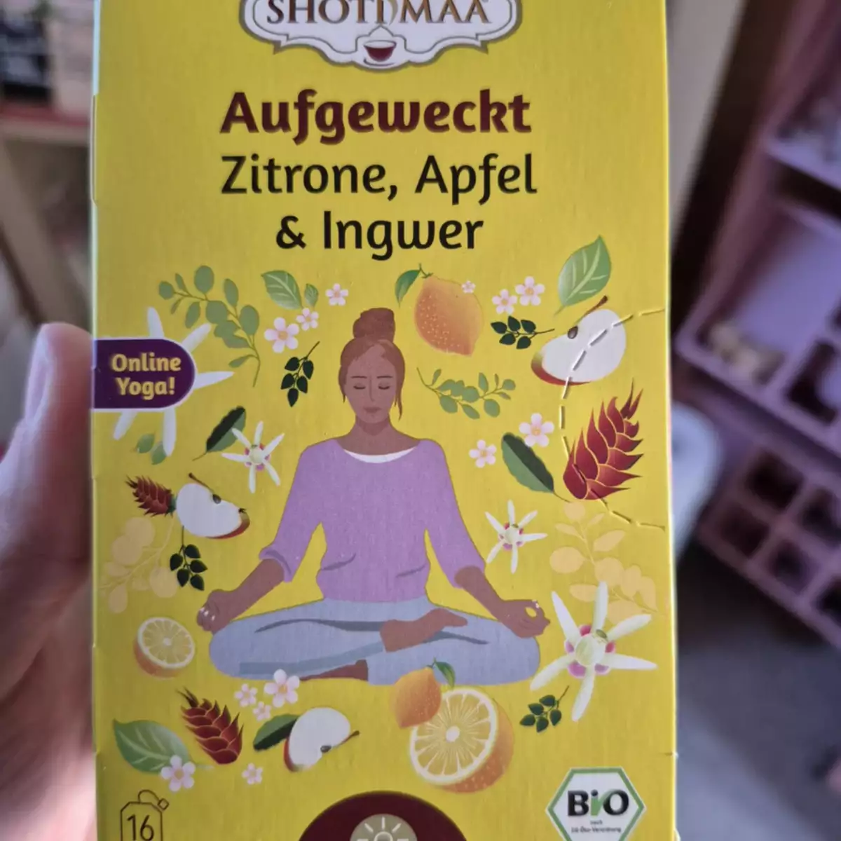 Infusion Bio Citron, pomme et gingembre