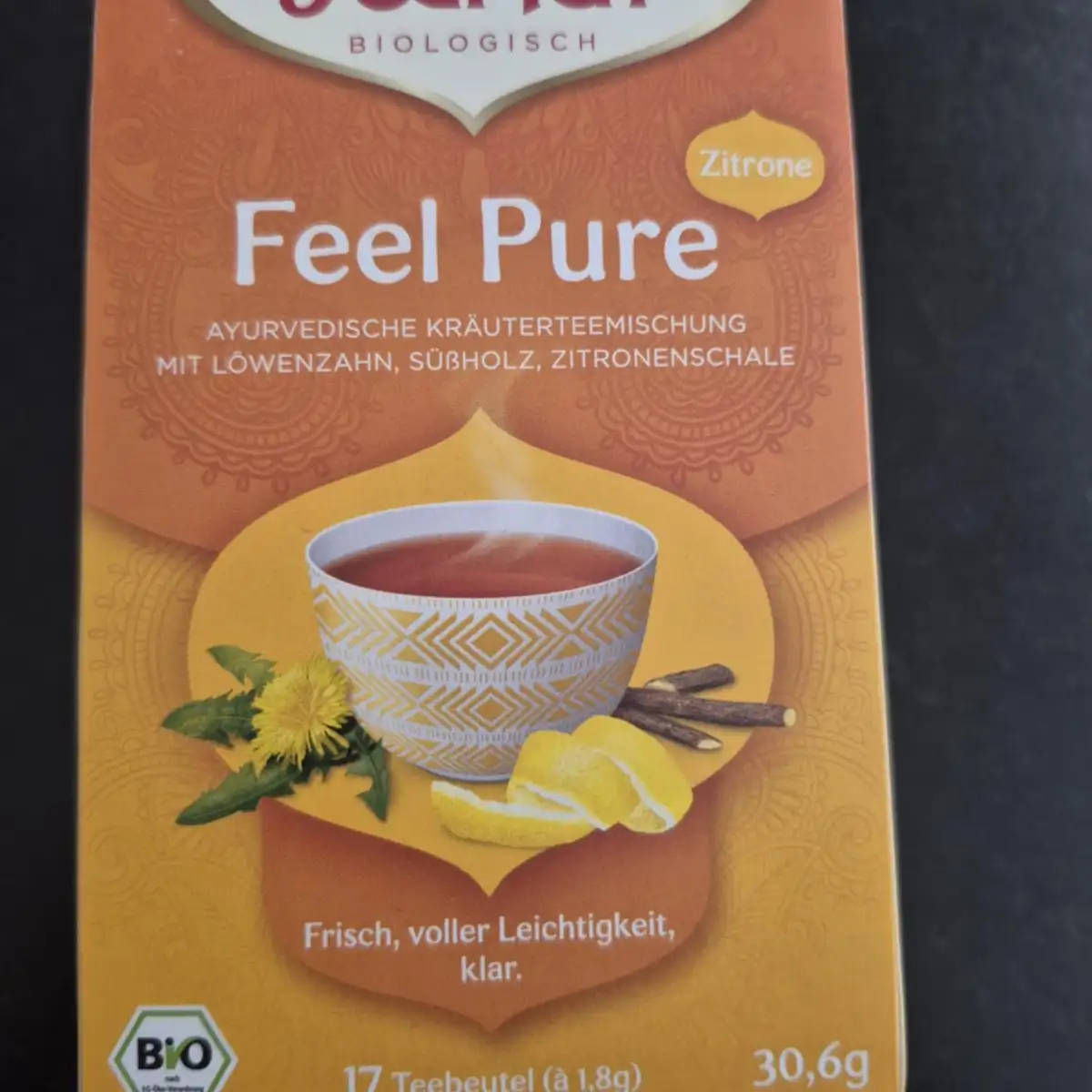 Tisane Gingembre, Citron